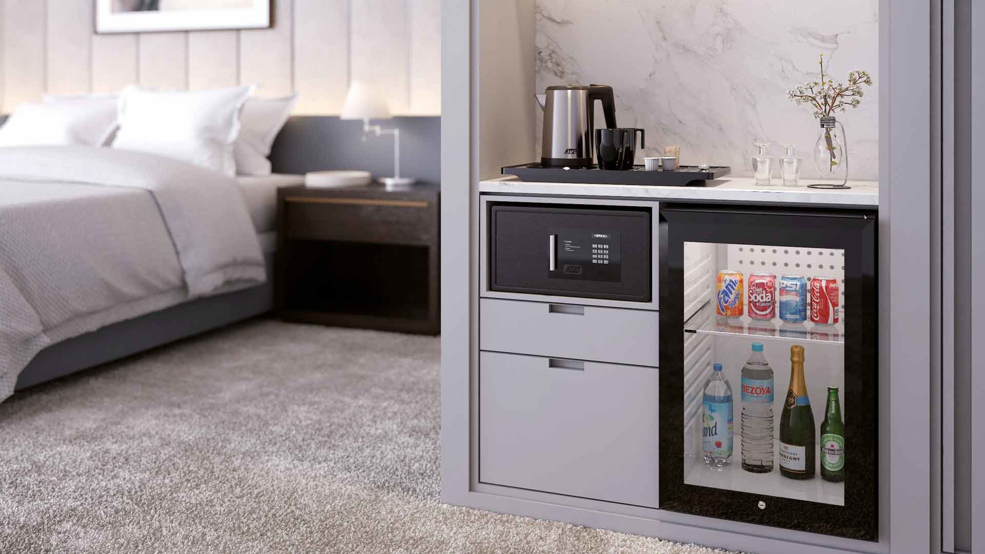 Minibars pour Chambre d'Hôtel silencieux et économiques