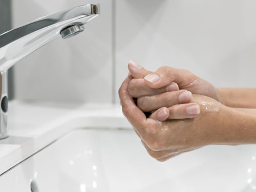 hand hygiene is largely based on hand washing possible with JVD soap dispensers
