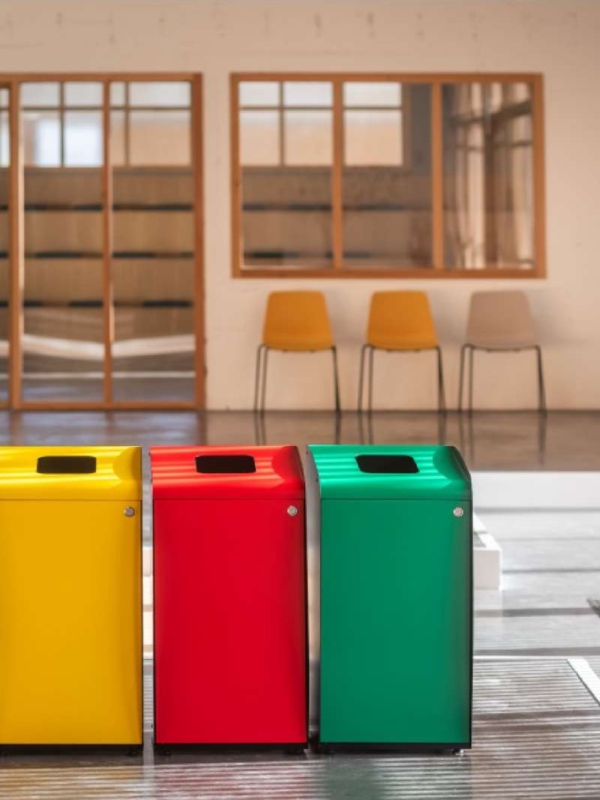 Cinéma Théâtre Poubelles De Tri Colorées JVD