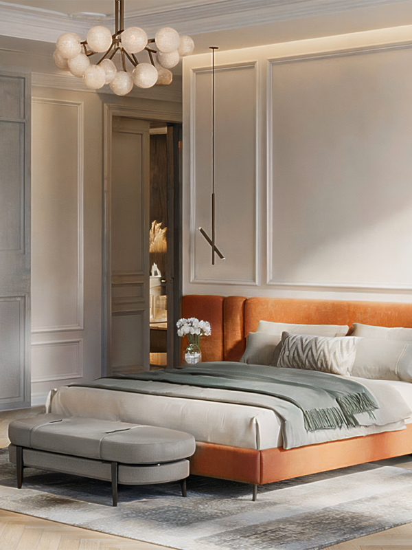 Collection TANGERINE de la gamme Adesign de JVD pour les chambre d'hôtel