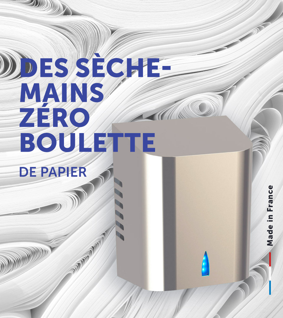 Zéro Gaspillage Avec Sèche Mains JVD