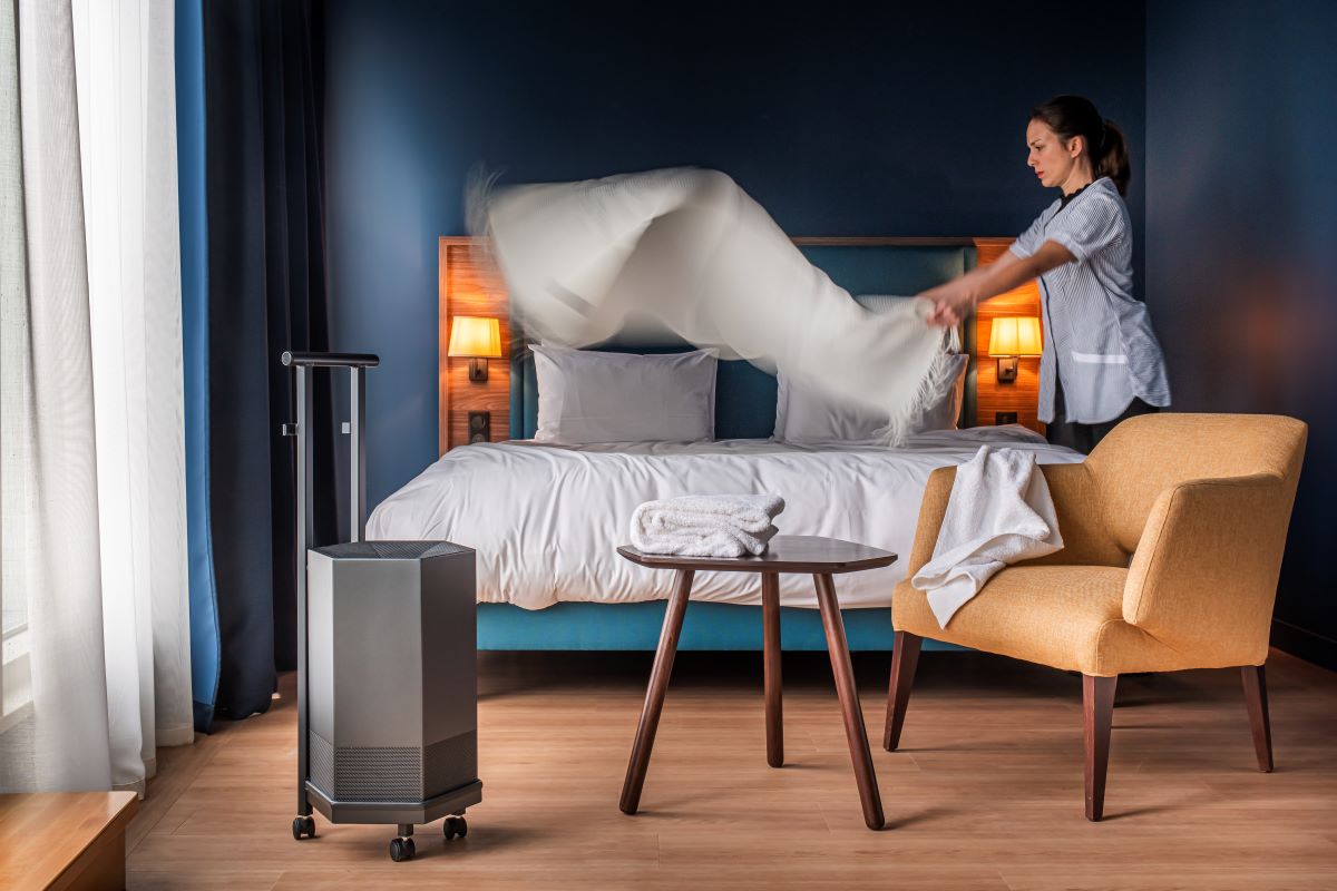 Purificateur D'air Dans Une Chambre De L'hotel De La Cité