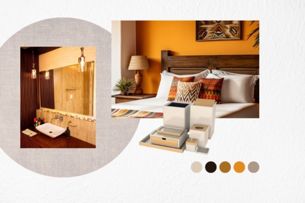 Accessoires sur-mesure orangés