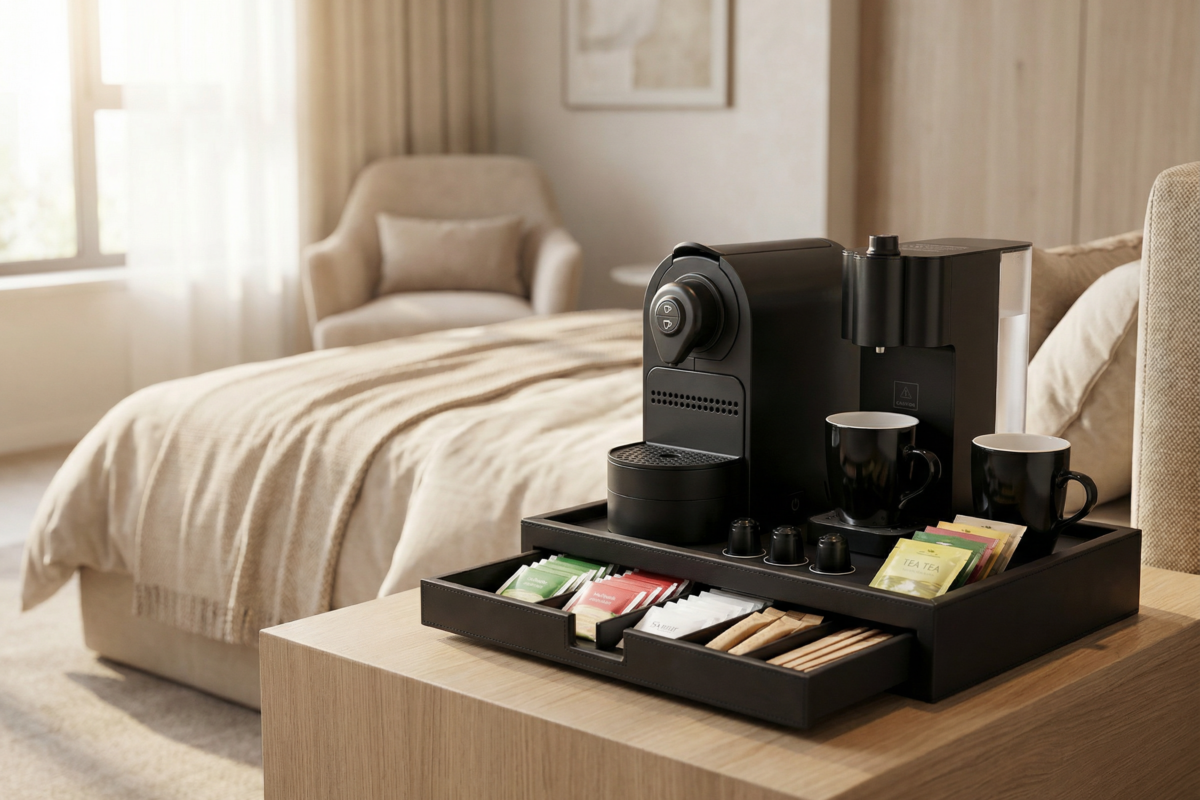 Plateau accueil hôtel JVD