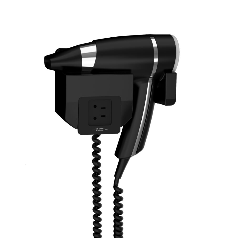 BRITTONY hair dryer black + PR MT front support