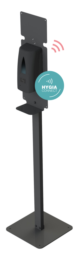 CONNECTED HAND SANITIZING STATION – BLACK