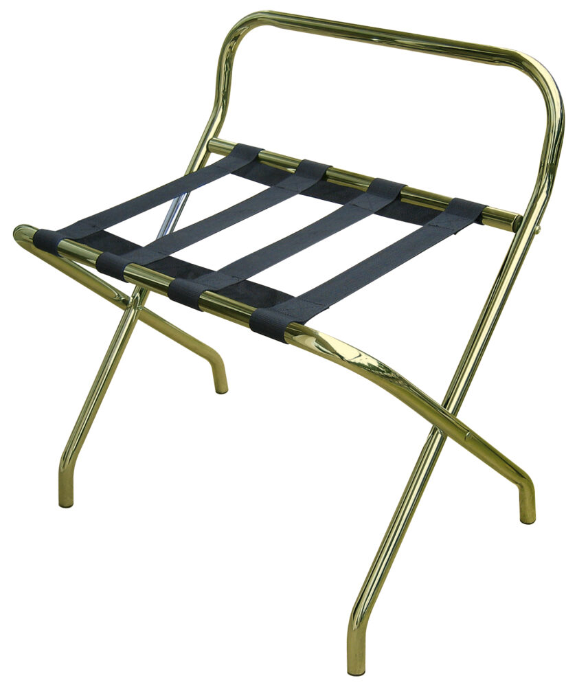 Luggage rack gold with rack