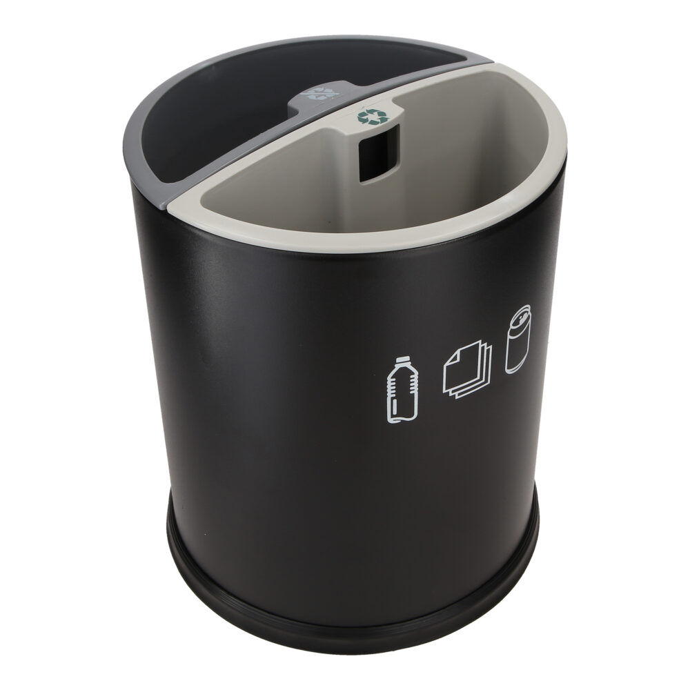 Round sorting bin – 2 containers