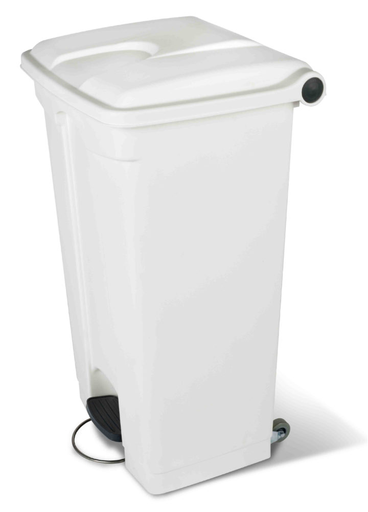 CONTAINER 90L blanc couvercle blanc