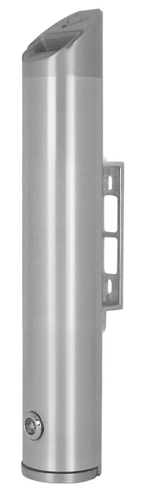 Ashtray TOTEM tubular wall mounted aluminium 2.4L